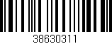 Código de barras (EAN, GTIN, SKU, ISBN): '38630311'