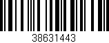 Código de barras (EAN, GTIN, SKU, ISBN): '38631443'