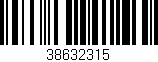 Código de barras (EAN, GTIN, SKU, ISBN): '38632315'