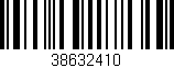 Código de barras (EAN, GTIN, SKU, ISBN): '38632410'