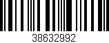 Código de barras (EAN, GTIN, SKU, ISBN): '38632992'