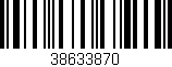 Código de barras (EAN, GTIN, SKU, ISBN): '38633870'