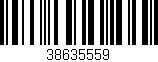 Código de barras (EAN, GTIN, SKU, ISBN): '38635559'
