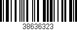 Código de barras (EAN, GTIN, SKU, ISBN): '38636323'
