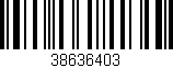 Código de barras (EAN, GTIN, SKU, ISBN): '38636403'