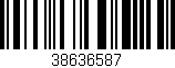 Código de barras (EAN, GTIN, SKU, ISBN): '38636587'