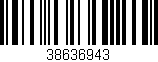 Código de barras (EAN, GTIN, SKU, ISBN): '38636943'