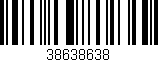 Código de barras (EAN, GTIN, SKU, ISBN): '38638638'
