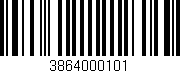 Código de barras (EAN, GTIN, SKU, ISBN): '3864000101'