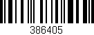 Código de barras (EAN, GTIN, SKU, ISBN): '386405'