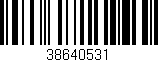 Código de barras (EAN, GTIN, SKU, ISBN): '38640531'