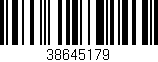 Código de barras (EAN, GTIN, SKU, ISBN): '38645179'