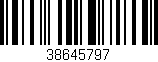 Código de barras (EAN, GTIN, SKU, ISBN): '38645797'