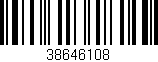 Código de barras (EAN, GTIN, SKU, ISBN): '38646108'
