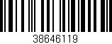 Código de barras (EAN, GTIN, SKU, ISBN): '38646119'