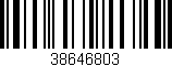 Código de barras (EAN, GTIN, SKU, ISBN): '38646803'