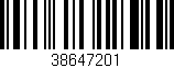 Código de barras (EAN, GTIN, SKU, ISBN): '38647201'