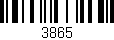 Código de barras (EAN, GTIN, SKU, ISBN): '3865'