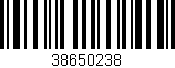 Código de barras (EAN, GTIN, SKU, ISBN): '38650238'
