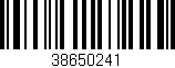 Código de barras (EAN, GTIN, SKU, ISBN): '38650241'