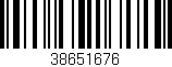 Código de barras (EAN, GTIN, SKU, ISBN): '38651676'
