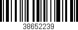 Código de barras (EAN, GTIN, SKU, ISBN): '38652239'
