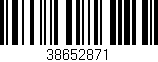 Código de barras (EAN, GTIN, SKU, ISBN): '38652871'