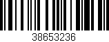 Código de barras (EAN, GTIN, SKU, ISBN): '38653236'