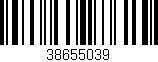 Código de barras (EAN, GTIN, SKU, ISBN): '38655039'