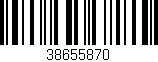 Código de barras (EAN, GTIN, SKU, ISBN): '38655870'