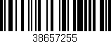Código de barras (EAN, GTIN, SKU, ISBN): '38657255'