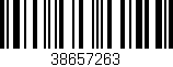 Código de barras (EAN, GTIN, SKU, ISBN): '38657263'