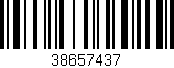 Código de barras (EAN, GTIN, SKU, ISBN): '38657437'