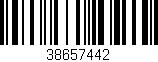 Código de barras (EAN, GTIN, SKU, ISBN): '38657442'