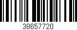 Código de barras (EAN, GTIN, SKU, ISBN): '38657720'