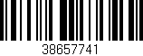 Código de barras (EAN, GTIN, SKU, ISBN): '38657741'