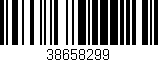 Código de barras (EAN, GTIN, SKU, ISBN): '38658299'
