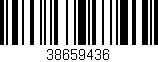 Código de barras (EAN, GTIN, SKU, ISBN): '38659436'