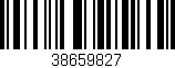Código de barras (EAN, GTIN, SKU, ISBN): '38659827'