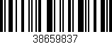 Código de barras (EAN, GTIN, SKU, ISBN): '38659837'