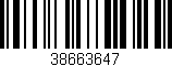 Código de barras (EAN, GTIN, SKU, ISBN): '38663647'