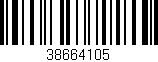 Código de barras (EAN, GTIN, SKU, ISBN): '38664105'
