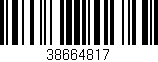 Código de barras (EAN, GTIN, SKU, ISBN): '38664817'