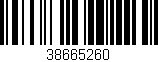 Código de barras (EAN, GTIN, SKU, ISBN): '38665260'