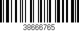 Código de barras (EAN, GTIN, SKU, ISBN): '38666765'