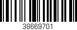 Código de barras (EAN, GTIN, SKU, ISBN): '38669701'