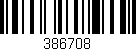 Código de barras (EAN, GTIN, SKU, ISBN): '386708'