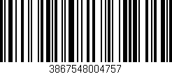 Código de barras (EAN, GTIN, SKU, ISBN): '3867548004757'