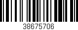 Código de barras (EAN, GTIN, SKU, ISBN): '38675706'