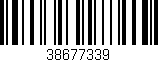 Código de barras (EAN, GTIN, SKU, ISBN): '38677339'